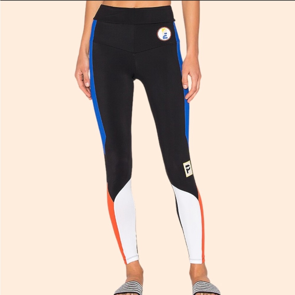 P.E NATION Play Ball Leggings Multi, Sz M, NWT